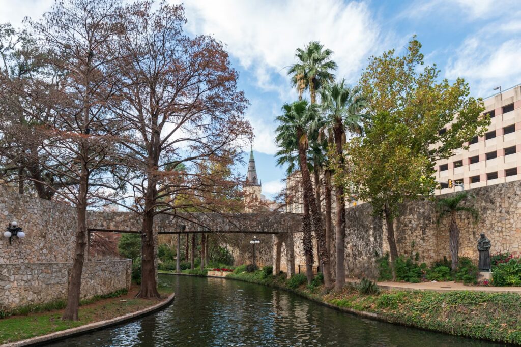 Scenic San Antonio River Walk, Texas for best family vacations on a budget