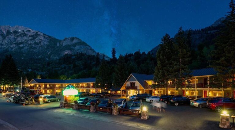 Evening view of The Lodge at Breckenridge in Breckenridge, one of the best places to stay in Colorado.