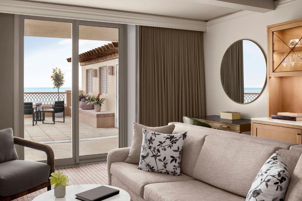Club level suite with balcony view at premier Florida inclusive golf resorts.