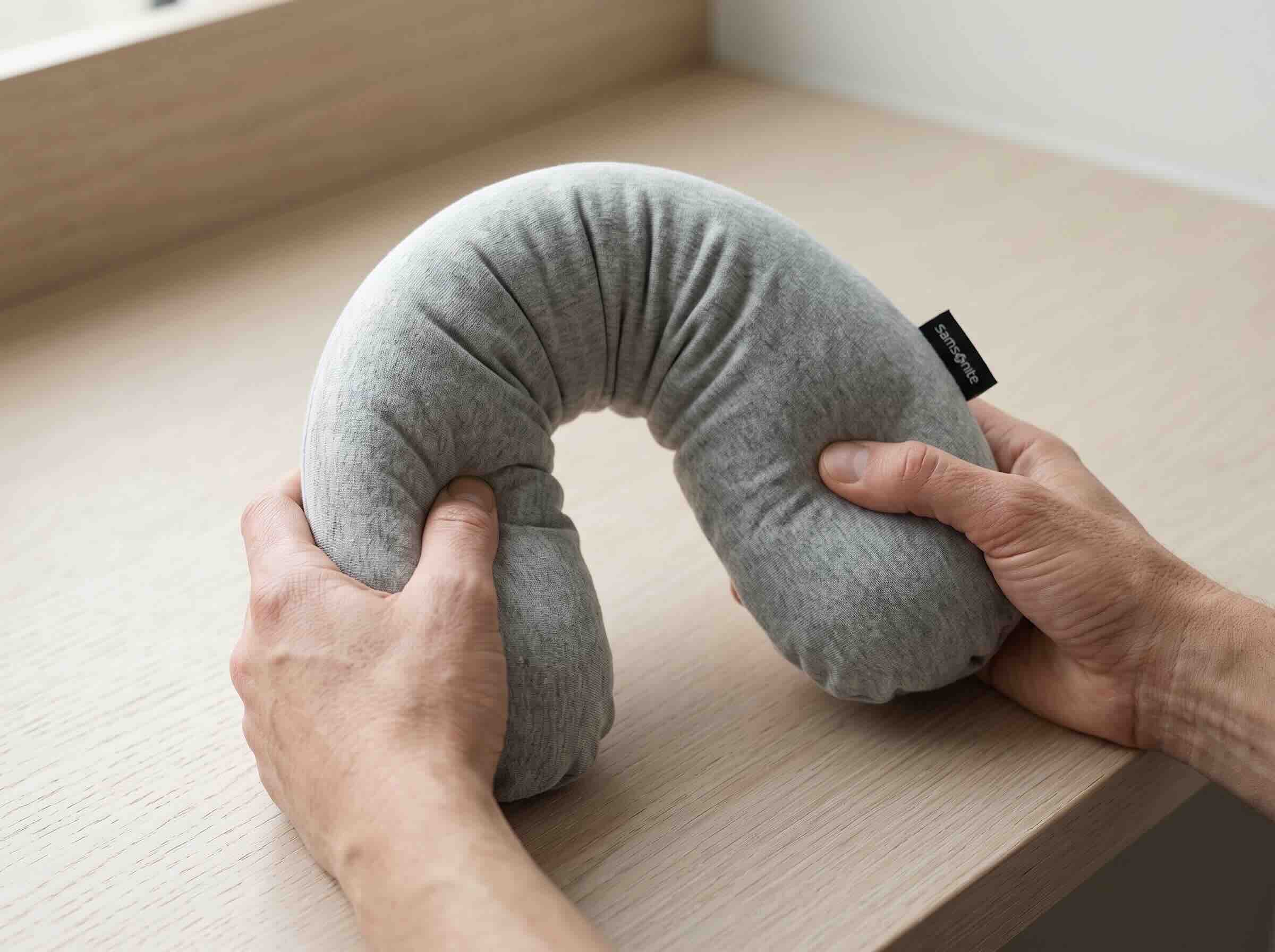 11. Samsonite Microbead 3-in-1 Pillow