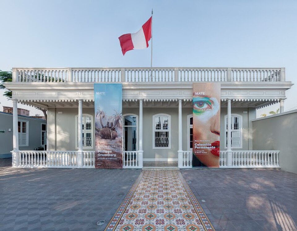 Front view of MATE Museum exhibition building, top Lima Peru points of interest.