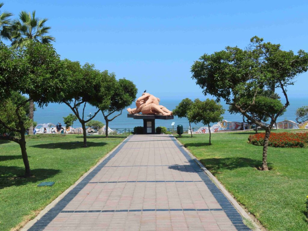 Scenic ocean view from Miraflores Boardwalk, top lima peru places to go.