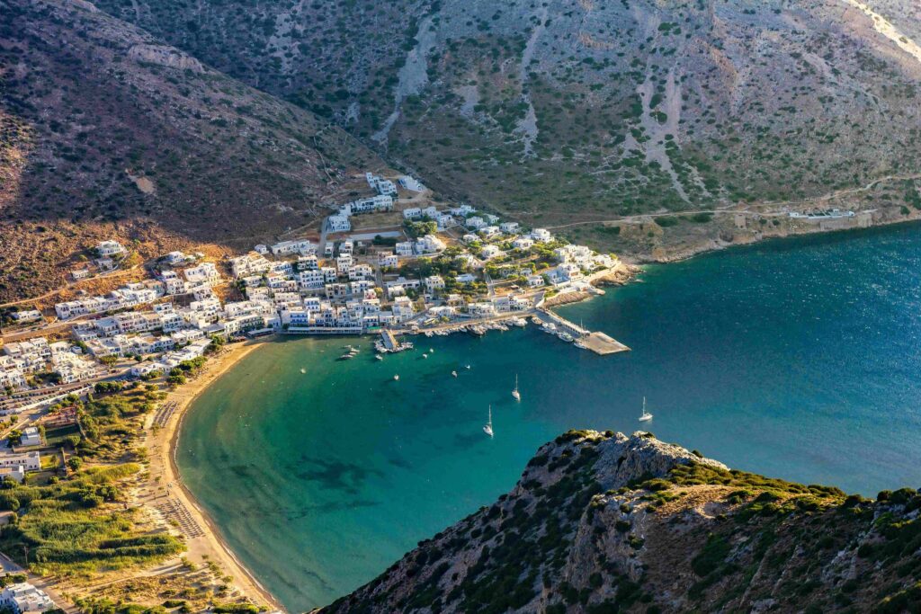 Ermoupoli port featured in this Greece travel guide for culture lovers.