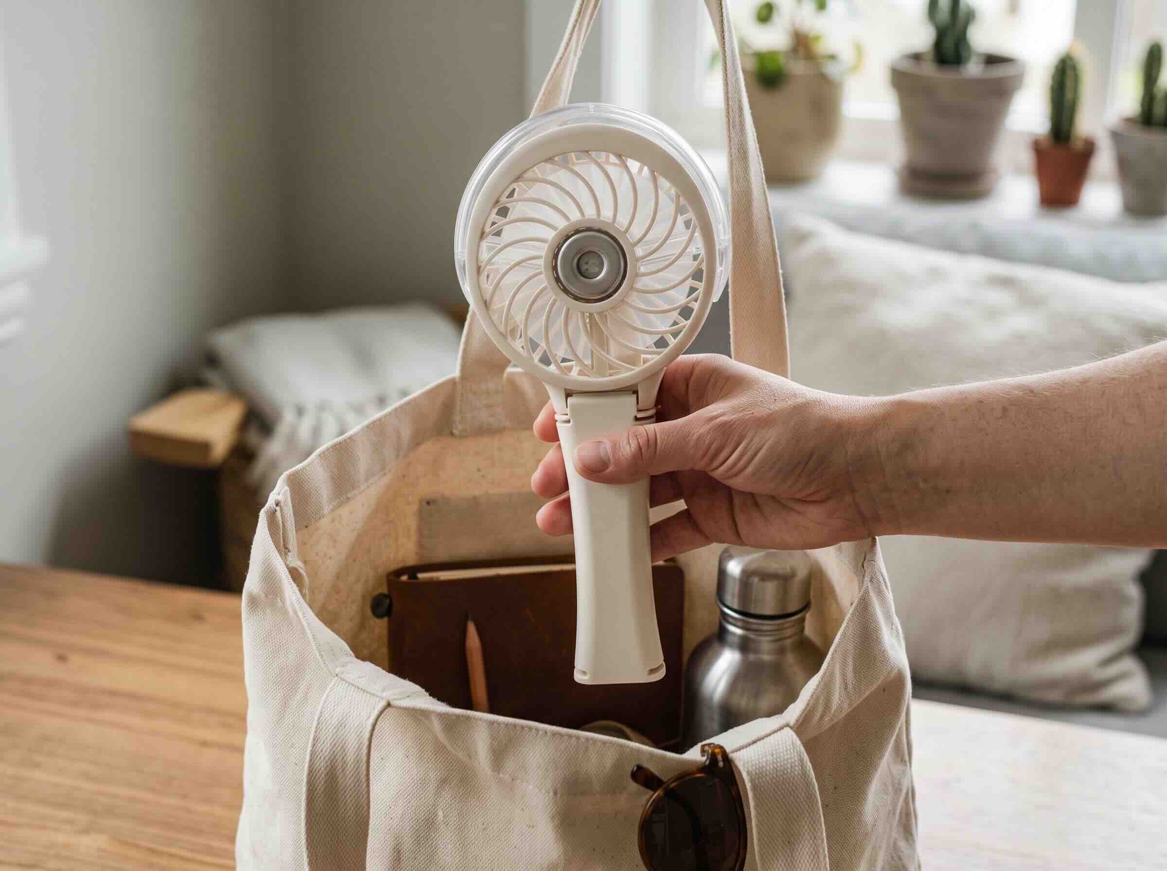 4. HandFan Misting Fan